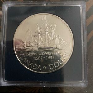 Canadian Silver Dollar 1987